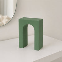 Retro Arch Table Decor - Green