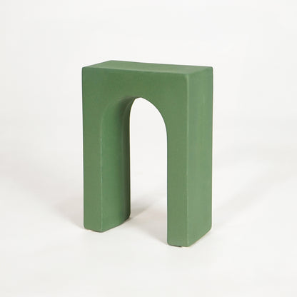 Retro Arch Table Decor - Green