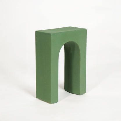 Retro Arch Table Decor - Green