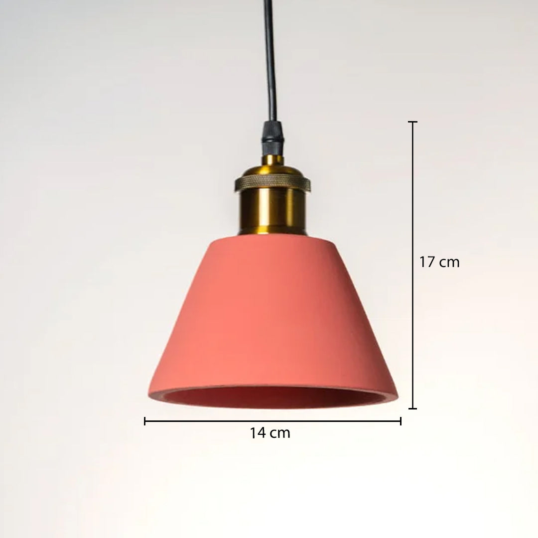 Riankh Modern Resin Pendant Lamp - Orange