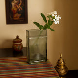 Ribbed Glass Vase - Small