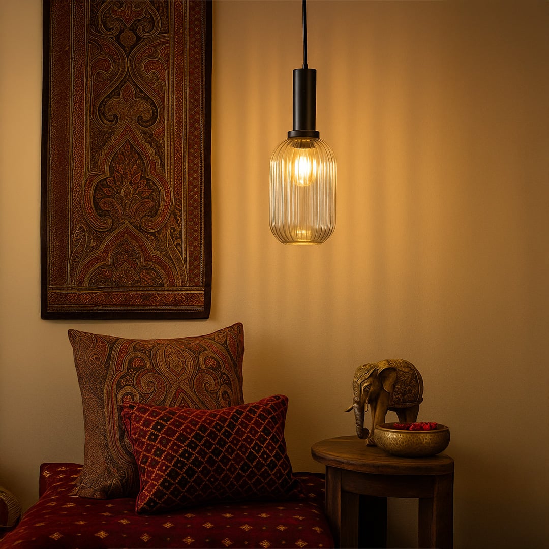 Transparent Pendant Light | Hanging Lamps | Whispering Homes
