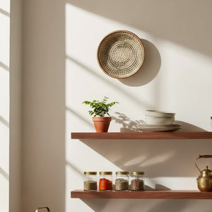 Ripple Handwoven Wall Basket