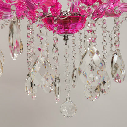 Marchese 8-Light Crystal Chandelier - Pink