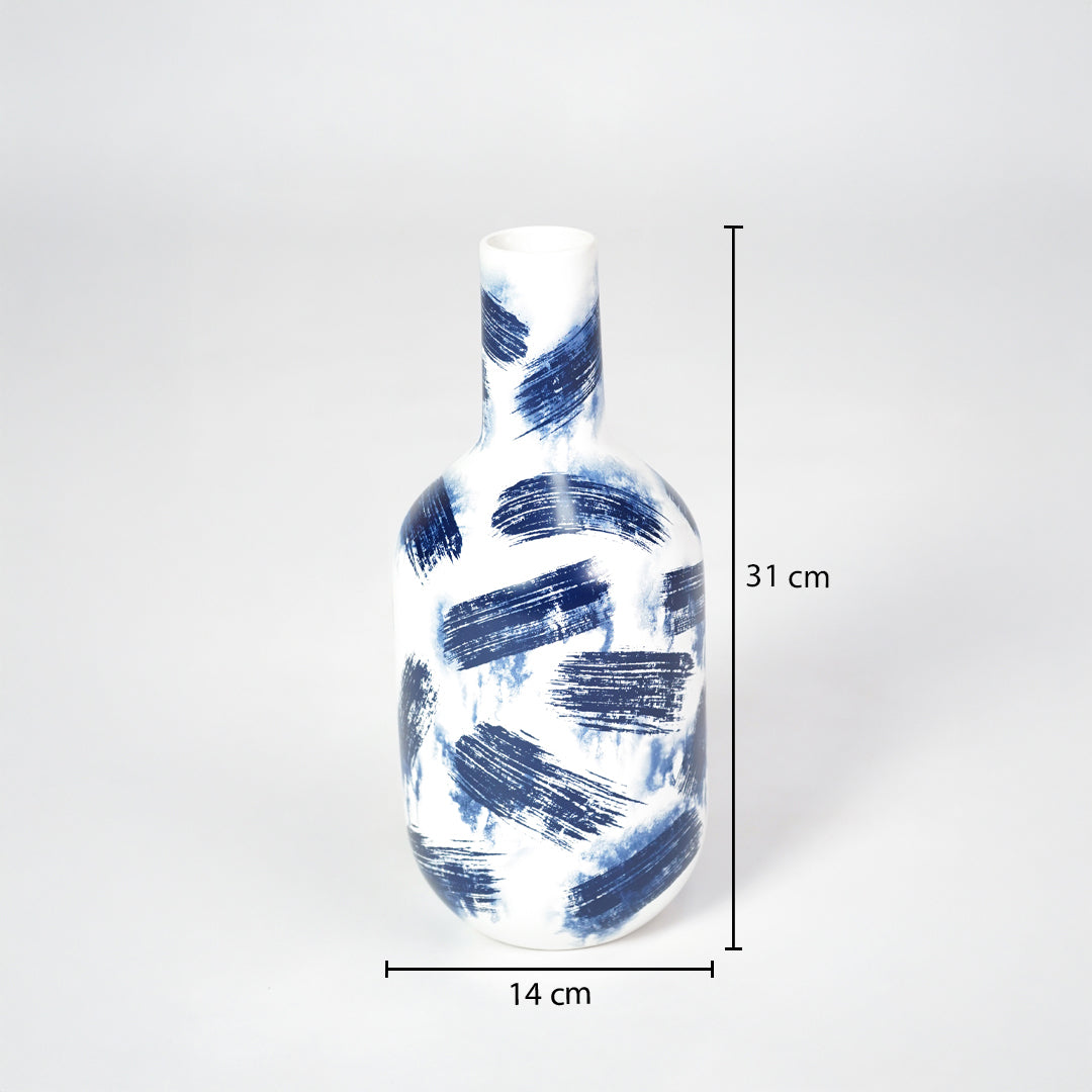 Shanghai Brushstroke Bottle Vase