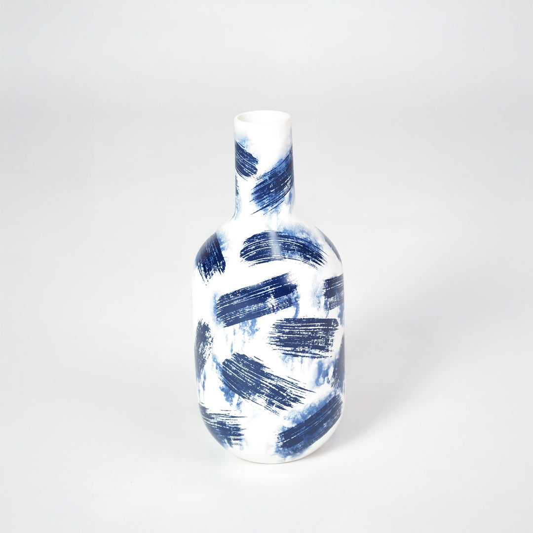 Shanghai Brushstroke Bottle Vase
