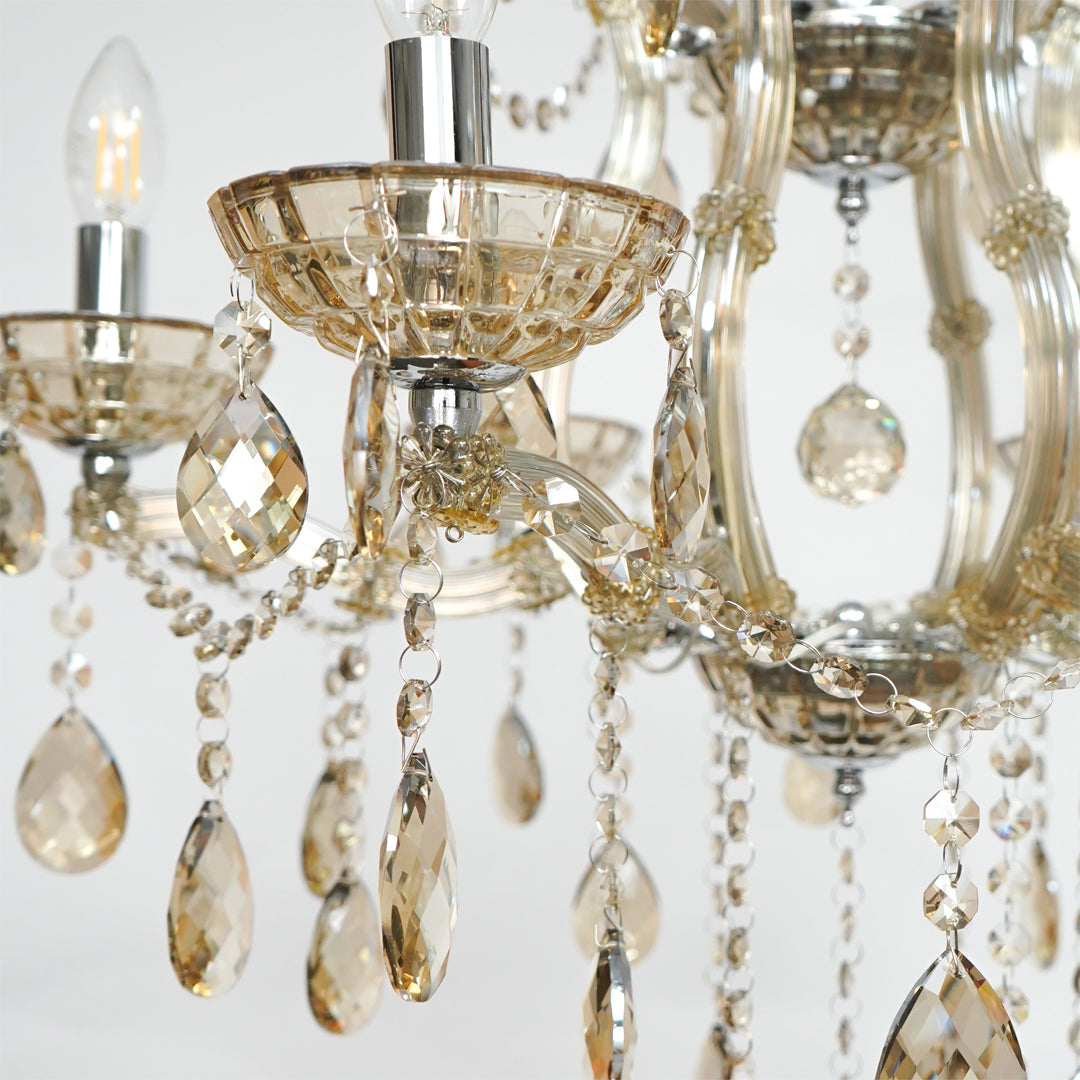 Marchese 6-Light Crystal Chandelier - Chrome