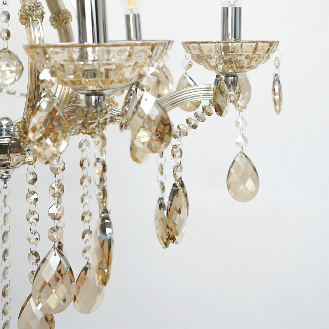 Marchese 6-Light Crystal Chandelier - Chrome
