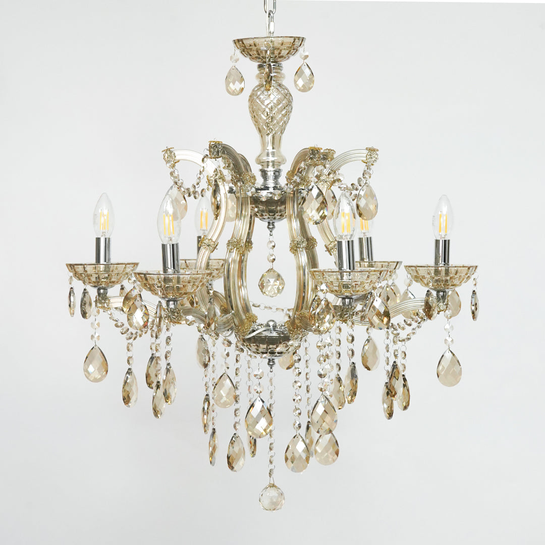 Marchese 6-Light Crystal Chandelier - Chrome