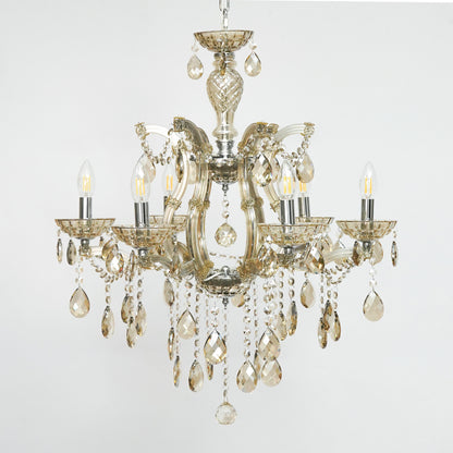 Marchese 6-Light Crystal Chandelier - Chrome