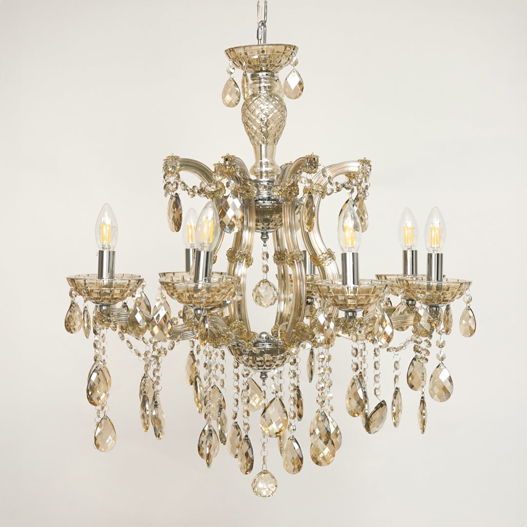 Marchese 8-Light Crystal Chandelier - Chrome