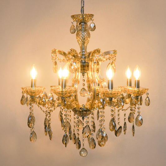 Marchese 8-Light Crystal Chandelier - Chrome