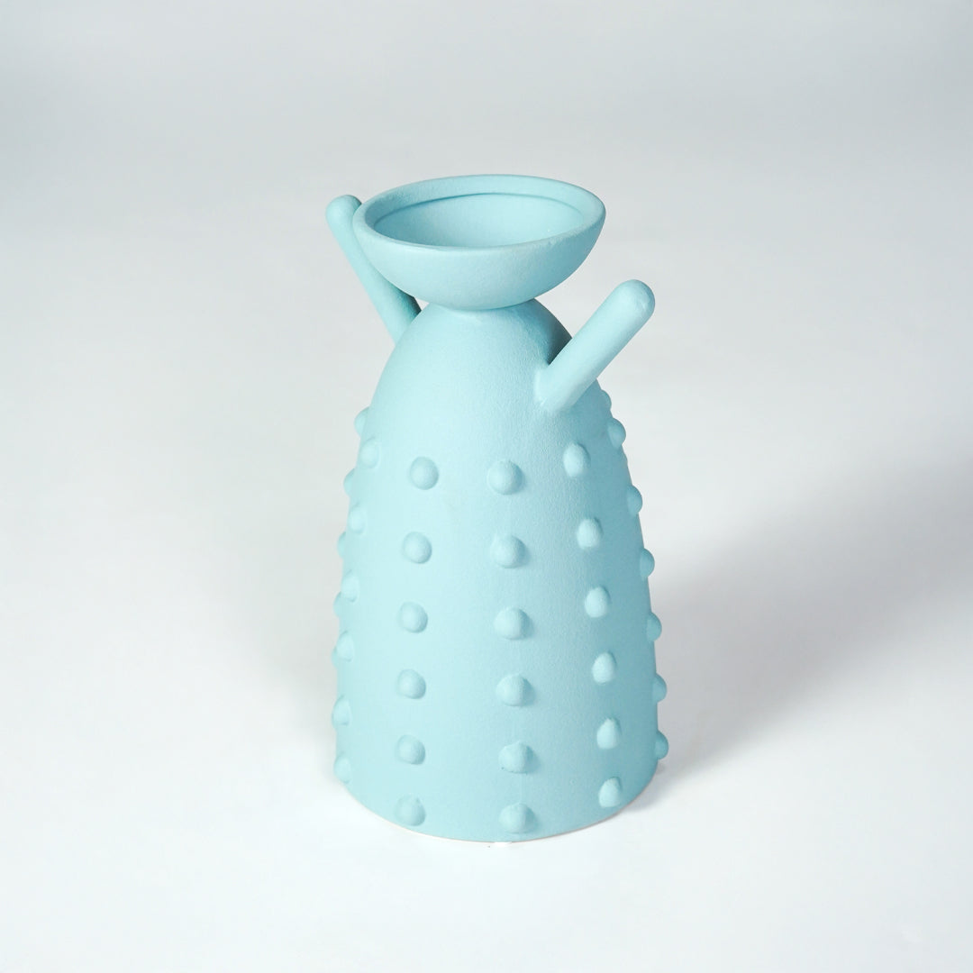 Sippy Hobnail Ceramic Vase