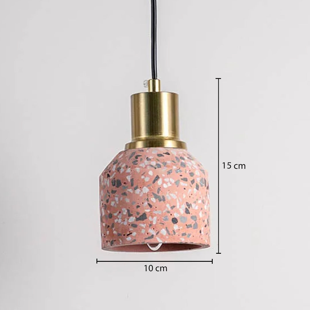 Slreeo Colored Pendant Light- Pink