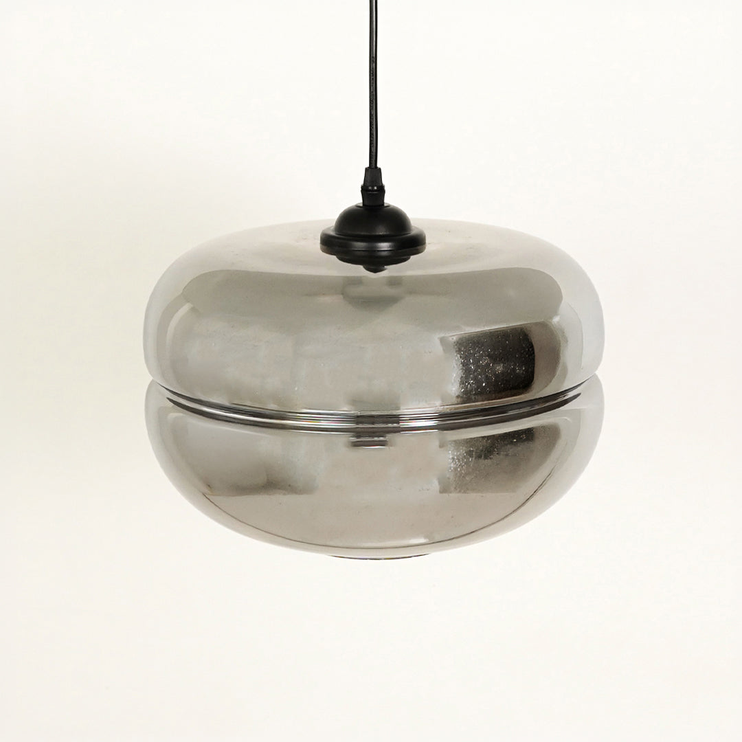 Smoky Grey Glass Pendant Light