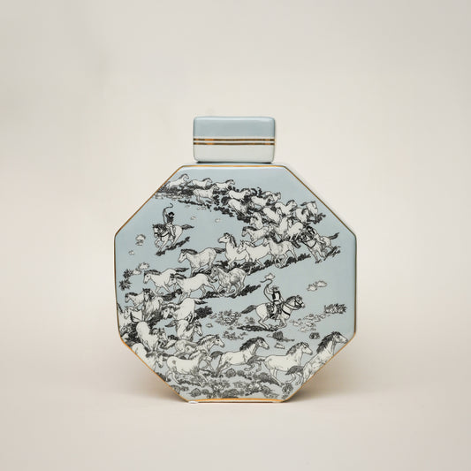 Speckled Decorative Ceramic Temple & Ginger Jar - Small