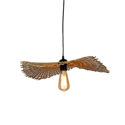Spiderweb Bamboo Hanging Lamp