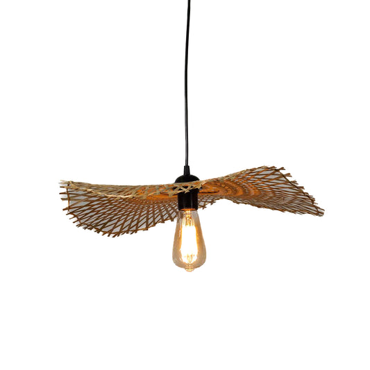 Spiderweb Bamboo Hanging Lamp