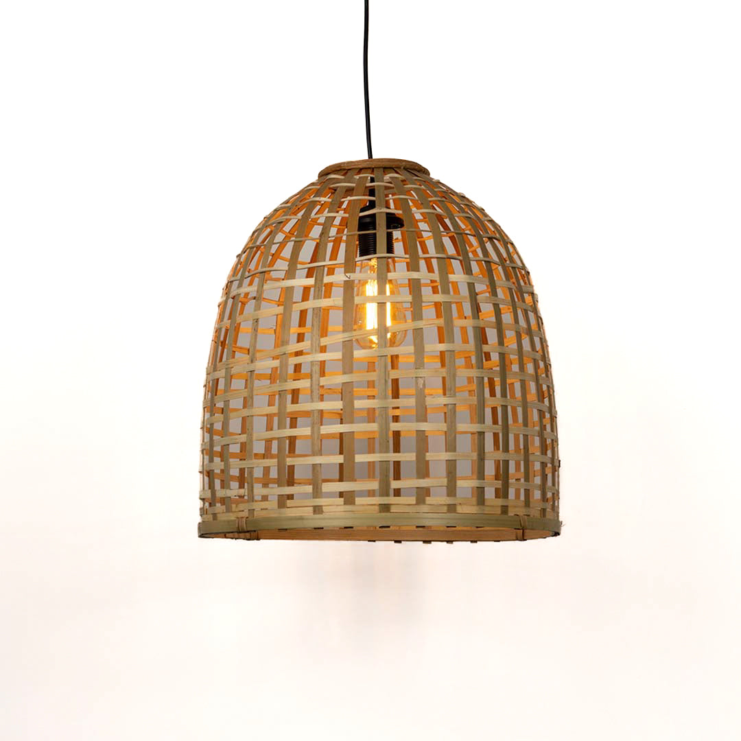Stripe Bamboo Handing Lamp
