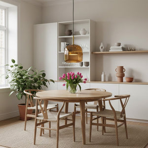 Sunbeam Glass Pendant Light - Round Shade
