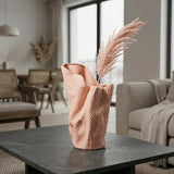 Tall Monolith Ceramic Vase - Pink