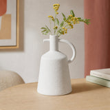 Tampa Jug Ceramic Vase - White