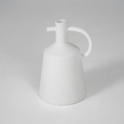 Tampa Jug Ceramic Vase - White