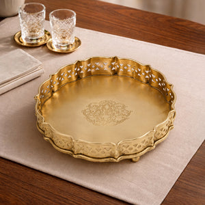 Thaliya Brass Tray - Medium