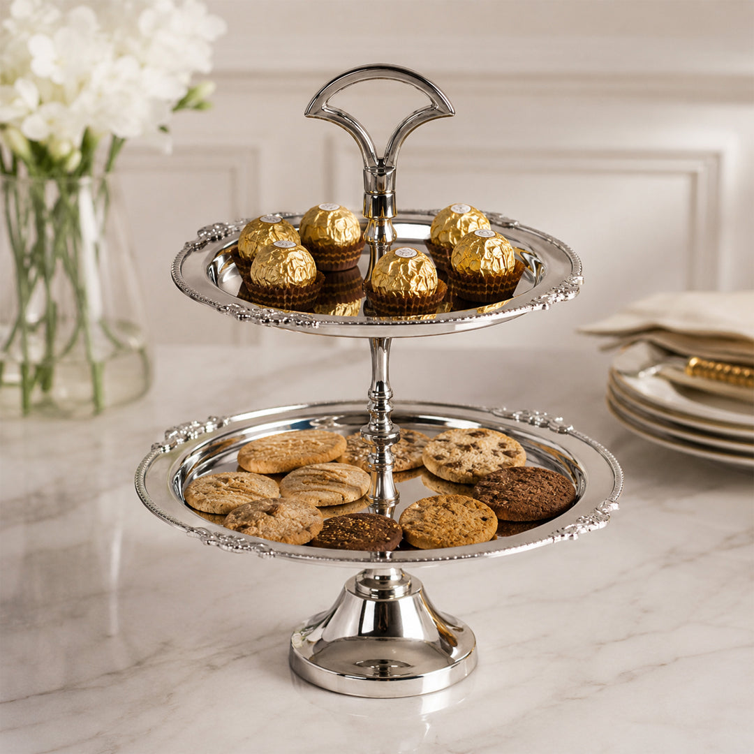 Toran Two Tiered Serving Stand