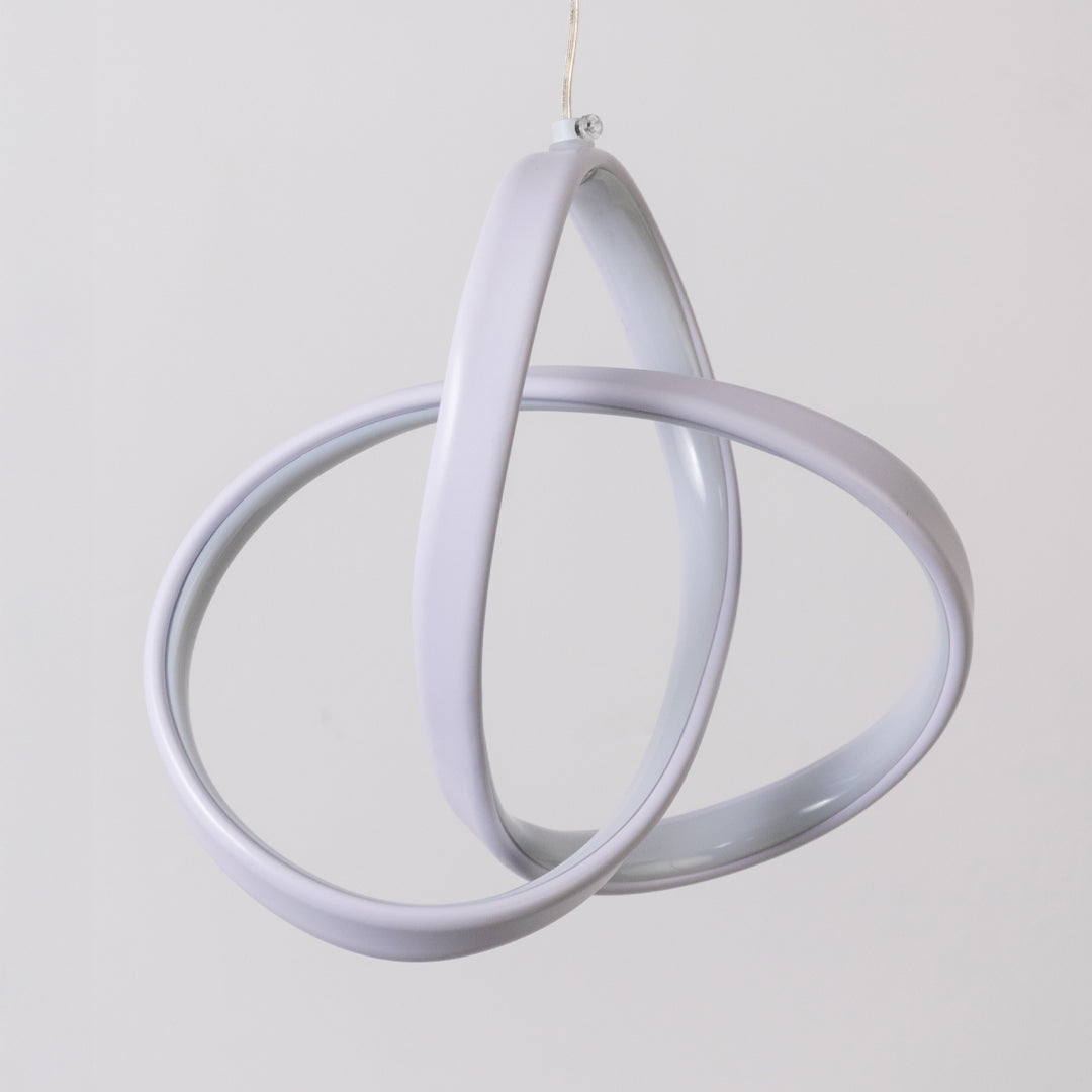 Trefoil LED Pendant Light - White
