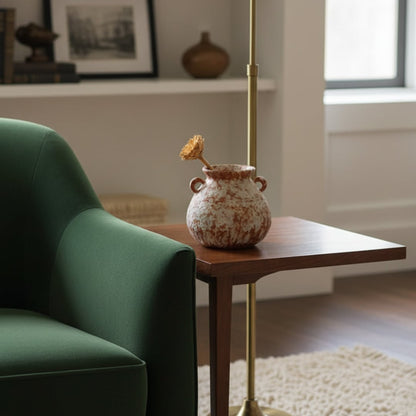 turkish terracotta vase round shape main lifestyle
