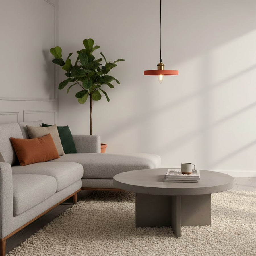 valdiola pendant light orange main lifestyle