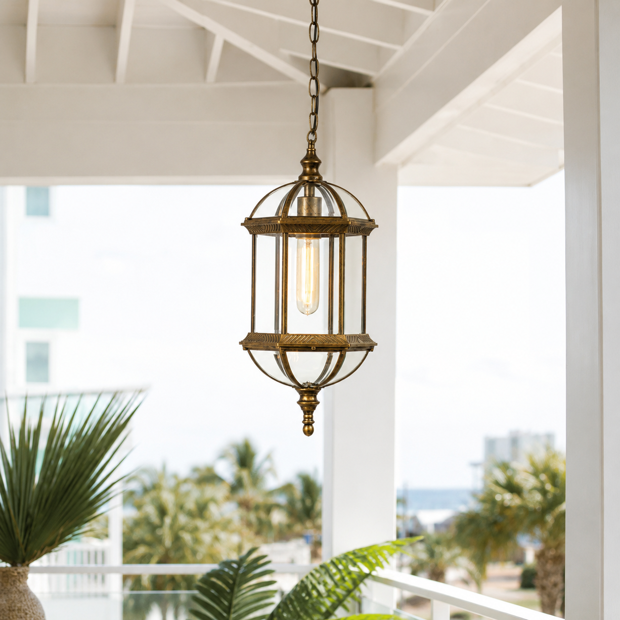 Valencia Gold Hanging Light