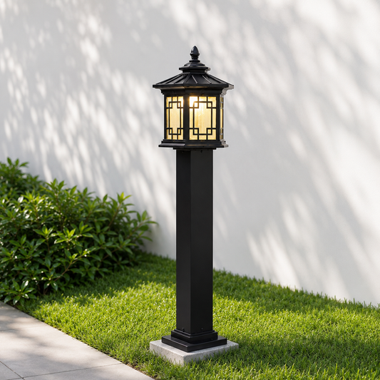 Valencia Metal Solar Pathway Light - Brown