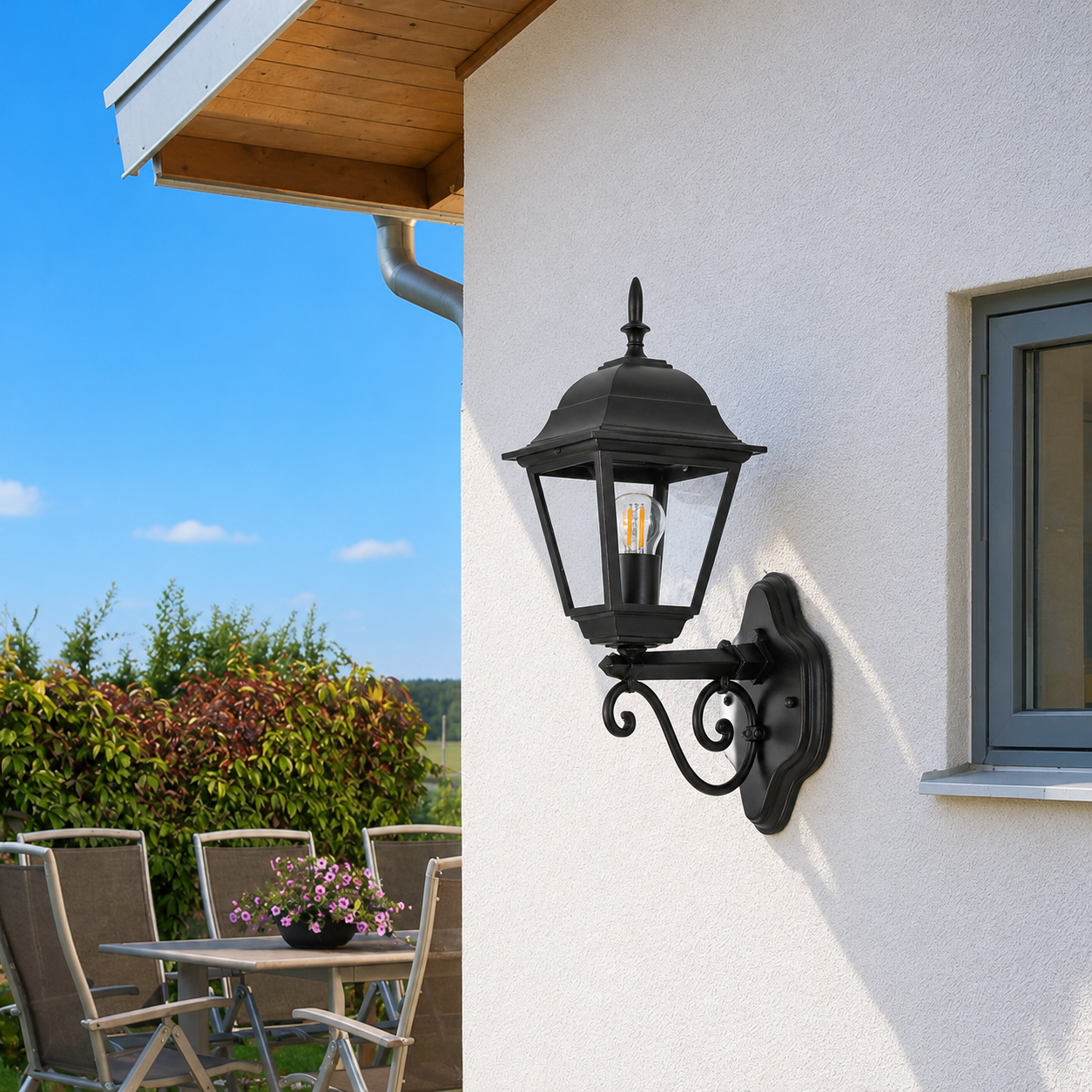 Valera Outdoor Wall Light - Black