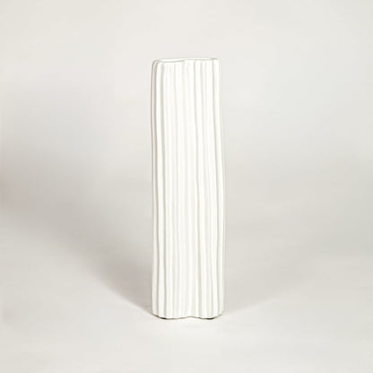 veld white ceramic vase white background