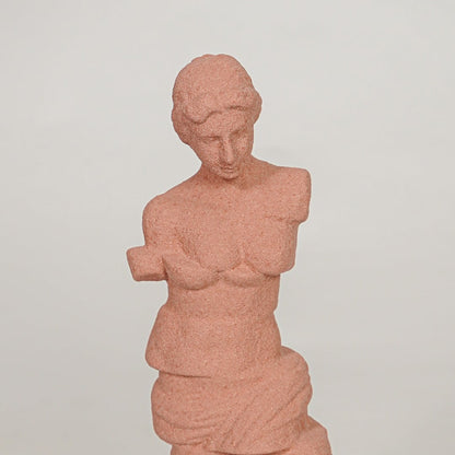 venus de milo ceramic sculpture closeup