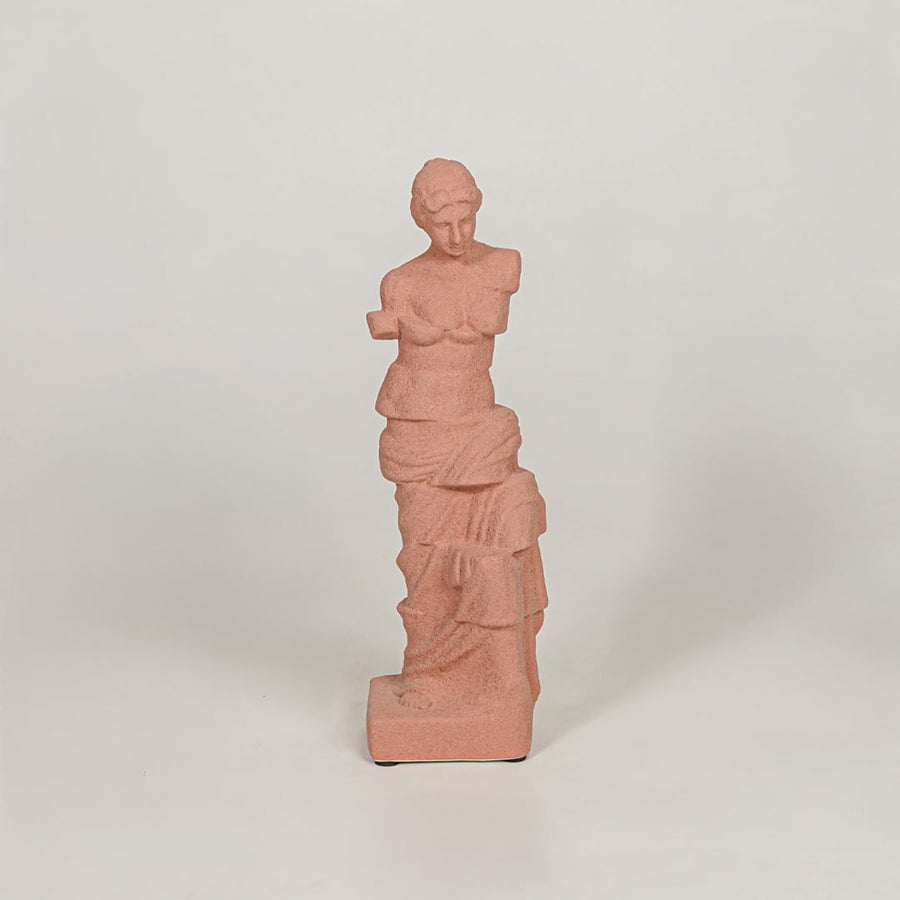 venus de milo ceramic sculpture white background