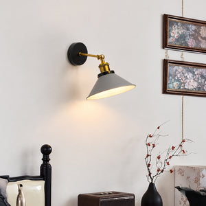 Vintage Bronze Wall Light - Grey