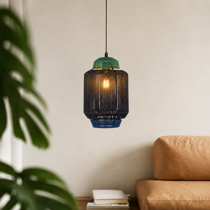 Wada Dual-Tone Woven Pendant Lamp