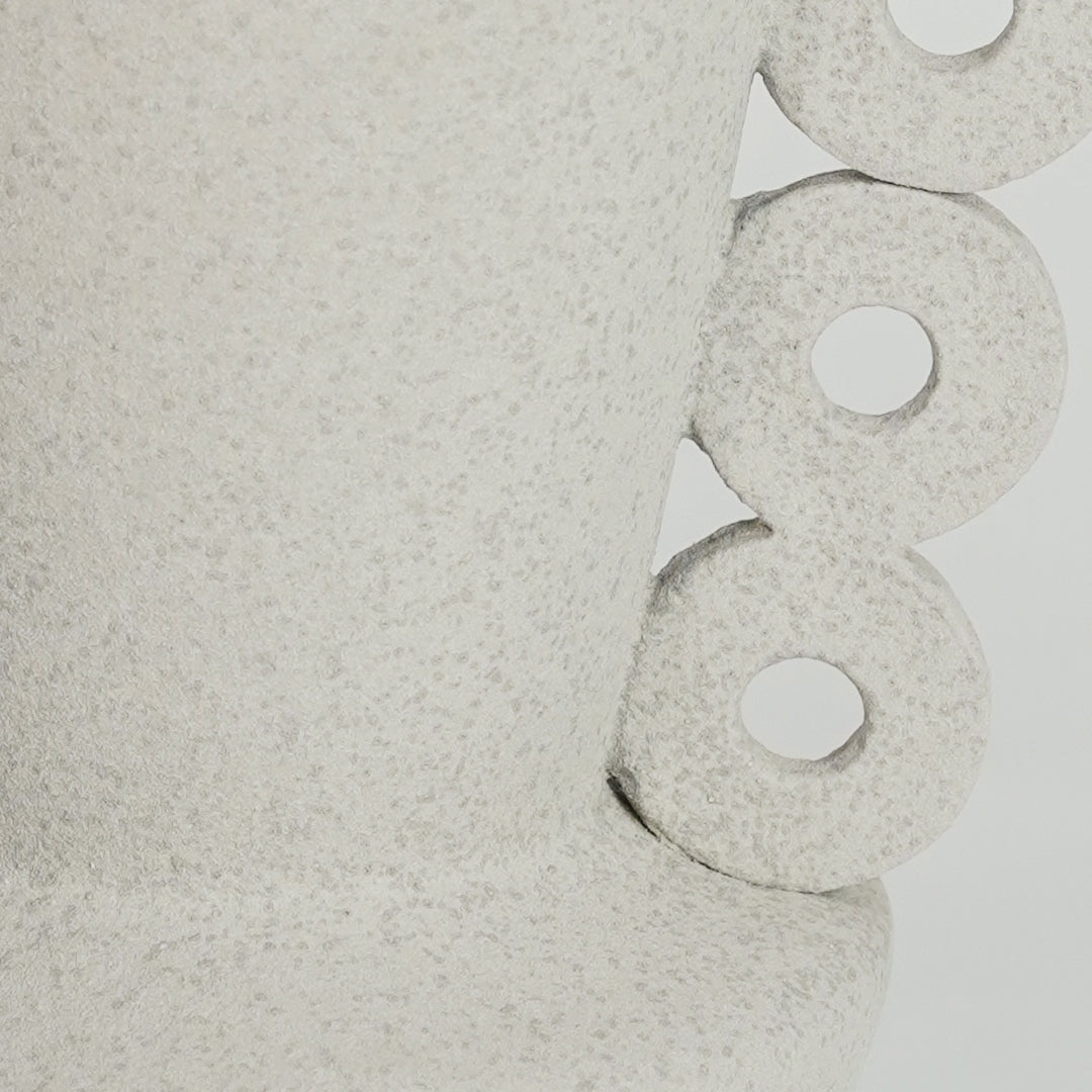 White Pot Ceramic Vase
