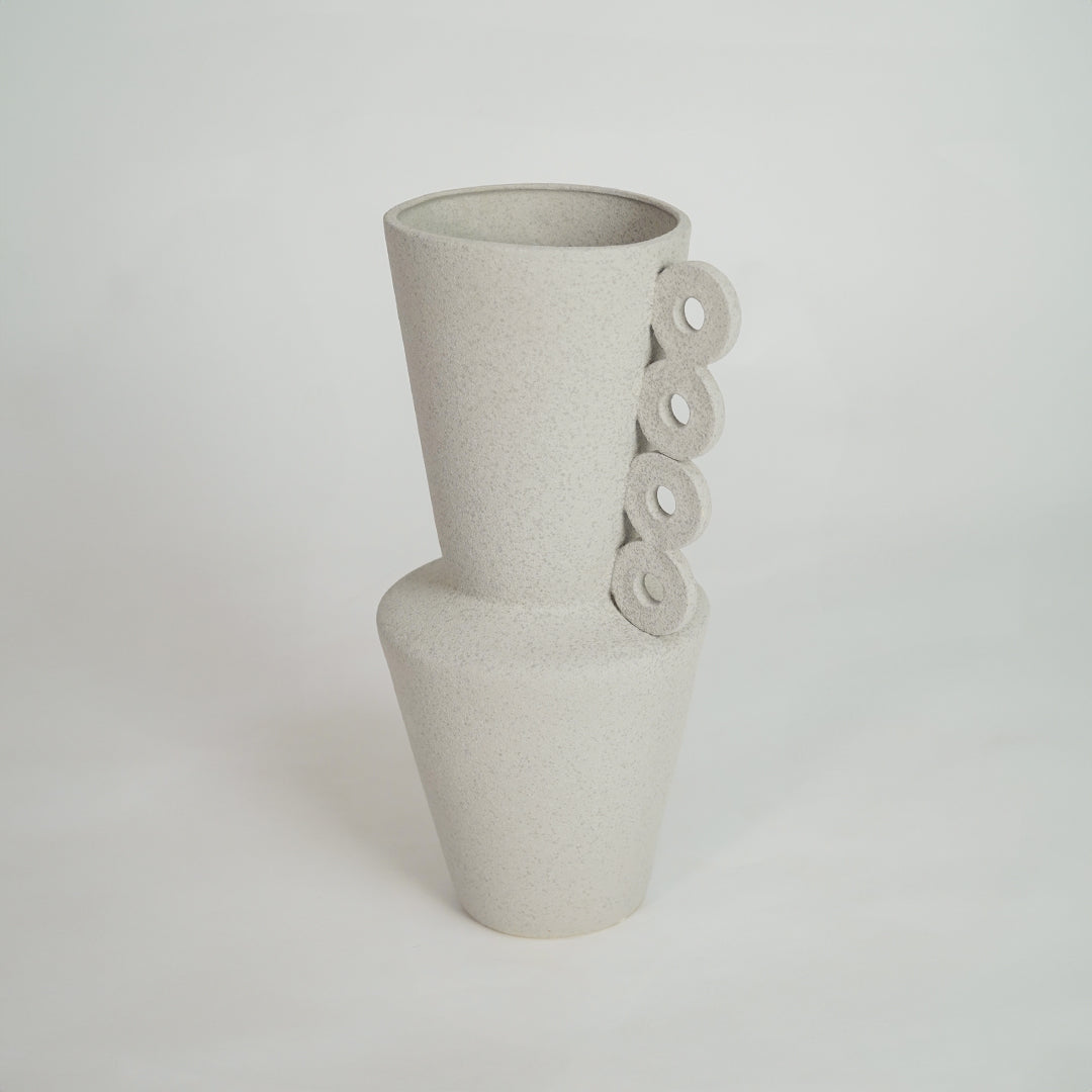 White Pot Ceramic Vase