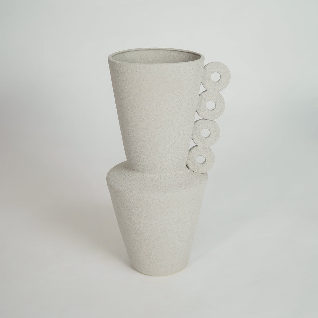 White Pot Ceramic Vase