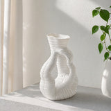 Zhu Coiled Ceramic Vase - White