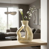 Zhu Coiled Ceramic Vase - Yellow