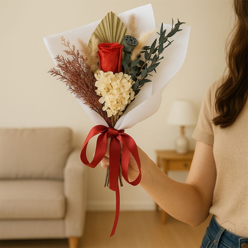 Cozy Shade Mix Flower Bouquet Main Lifestyle