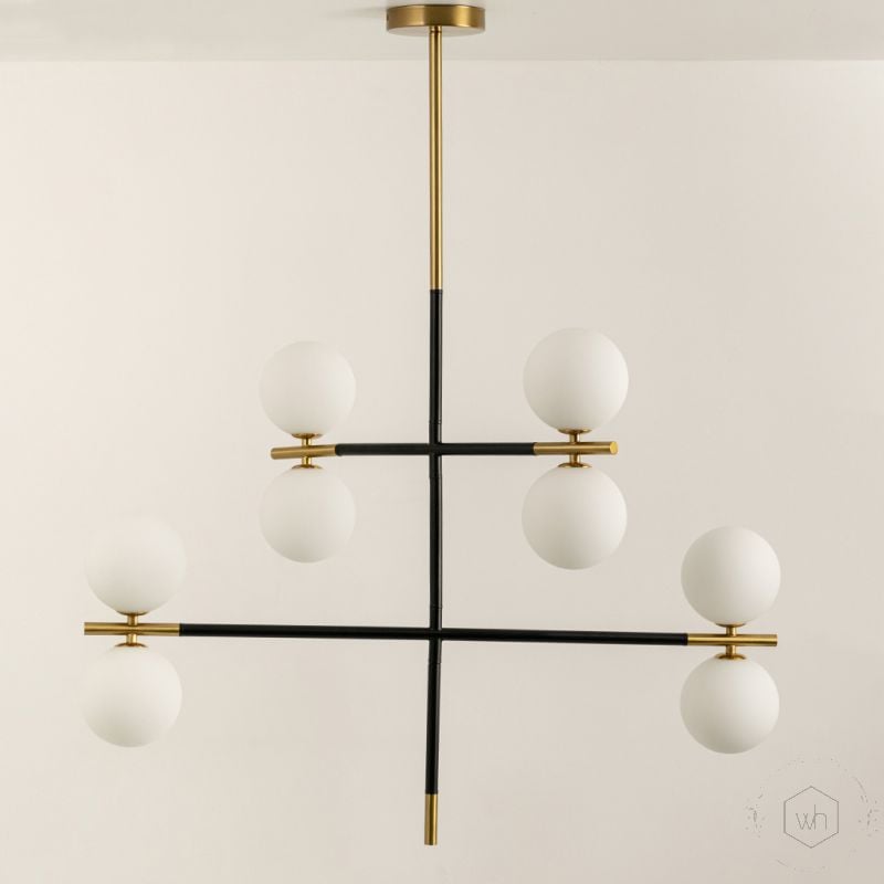8-Aball Linear LightsLight Off White Background