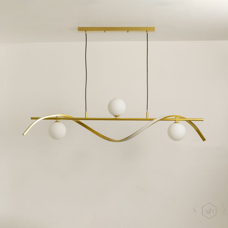 Buy Aball Helix 4-Light Chandelier Gold Whispering Homes