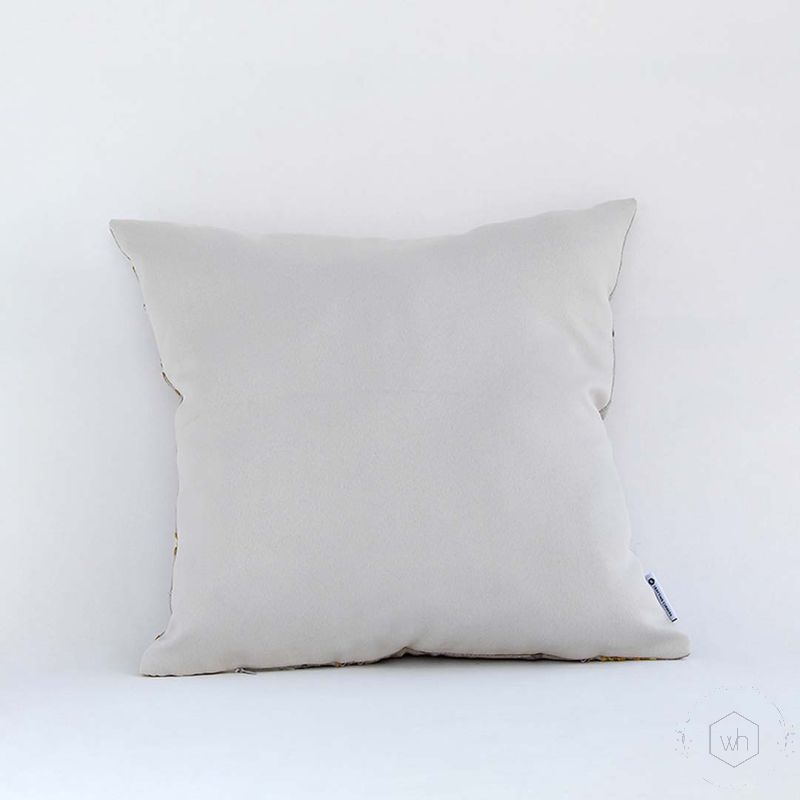 Serenely Embroidered Cushion Covers Cotton Back Side