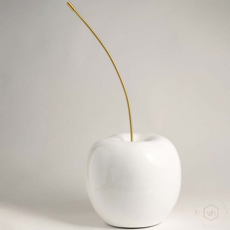 Cherry Decorative Showpiece White Background